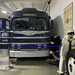 1948 Special Greyhound bus at the Greyhound Bus Museum in Hibbing, Minnesota