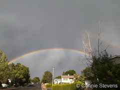 July 20, 2022 - A gorgeous double rainbow. (Connie Stevens)