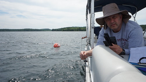 Water Quality Training session at Lake Auburn, Maine