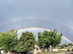 July 20, 2022 - A gorgeous double rainbow. (Becky Bennetts Hoover)