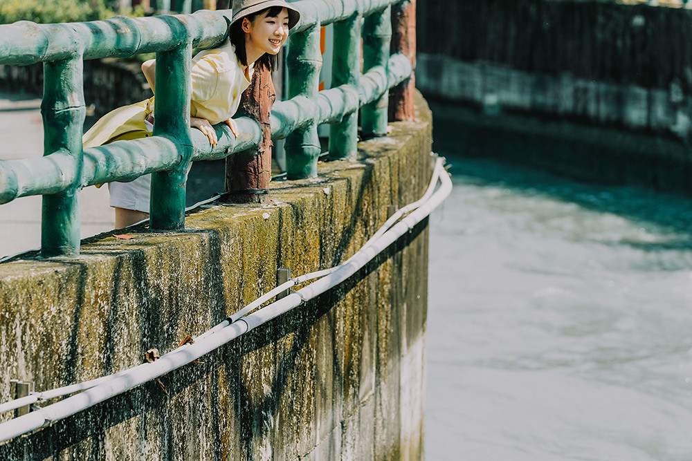 圖三、位於源泉的「聽河練習」，跟著在地文史工作者，走進引入濁水溪的八堡圳，放慢腳步聽聽河流的水聲和過往。