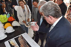 Visita do Presidente da República às obras do núcleo museológico na Sé de Lisboa