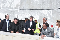 Visita do Presidente da República às obras do núcleo museológico na Sé de Lisboa