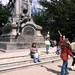 CL Punta Arenas (12-1999 DEKBC-29) Plaza Armas Magellan Monument - Found Photo