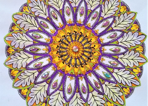 Sparkly Mandala by Ruthie Roberts