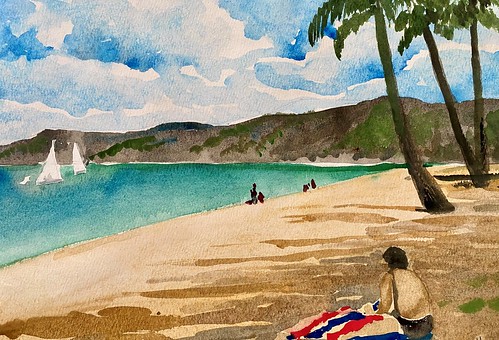 Magens Bay St. Thomas by William Hall