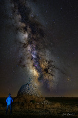 Milky Way on hut in Baltanás
