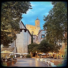 Girona at dusk