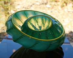Jade Green Seafoam - Dale Chihuly contemporary handblown glass art at Frank Lloyd Wright's Taliesin West Architecture Studio Gift Shop