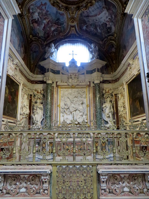 Chapelle St Janvier, église baroque, chartreuse San Martino, Vomero, Naples, Campanie, Italie.<br/>© <a href="https://flickr.com/people/50879678@N03" target="_blank" rel="nofollow">50879678@N03</a> (<a href="https://flickr.com/photo.gne?id=52294624650" target="_blank" rel="nofollow">Flickr</a>)
