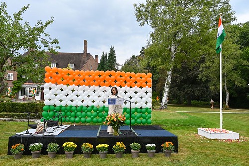 Ballonnenwand 75th Anniversary of Independence Day Celebrations at India House Wassenaar