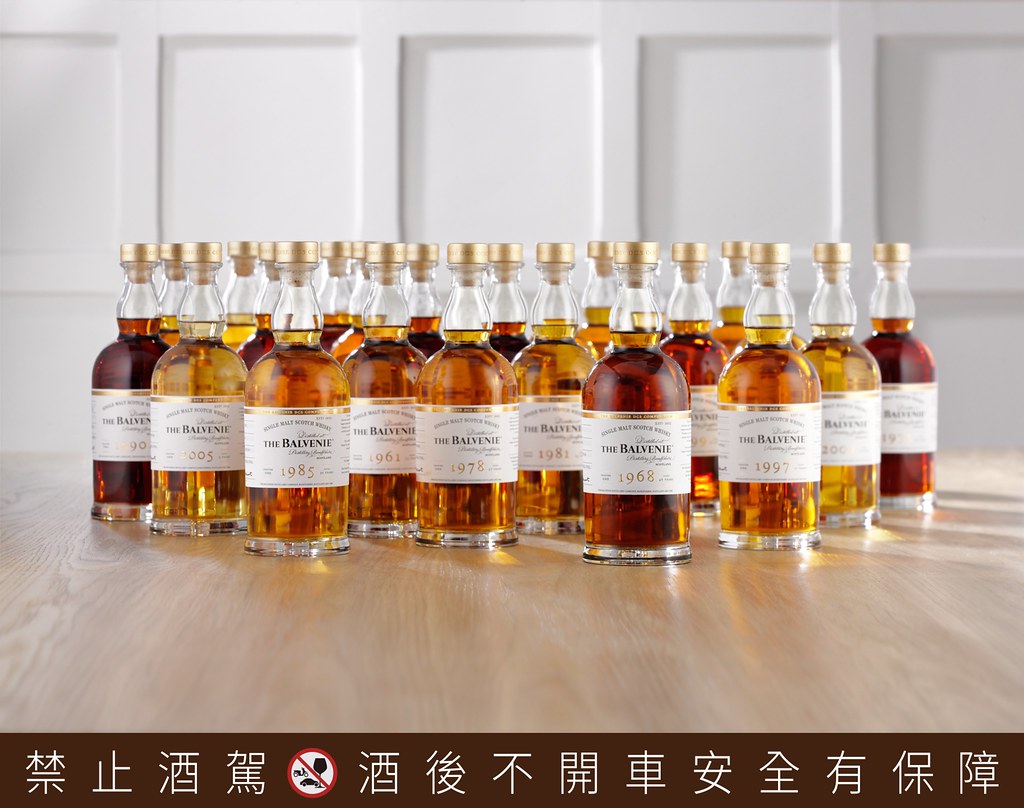 圖五：百富首席調酒師典藏系列珍稀原酒，表彰大衛史都華60年傳奇製酒工藝