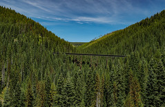Trestle on the Trail of the Hiawatha, Northern Idaho, 2022.