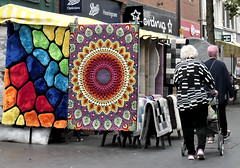 Colourful Worksop Street Market (Notts)