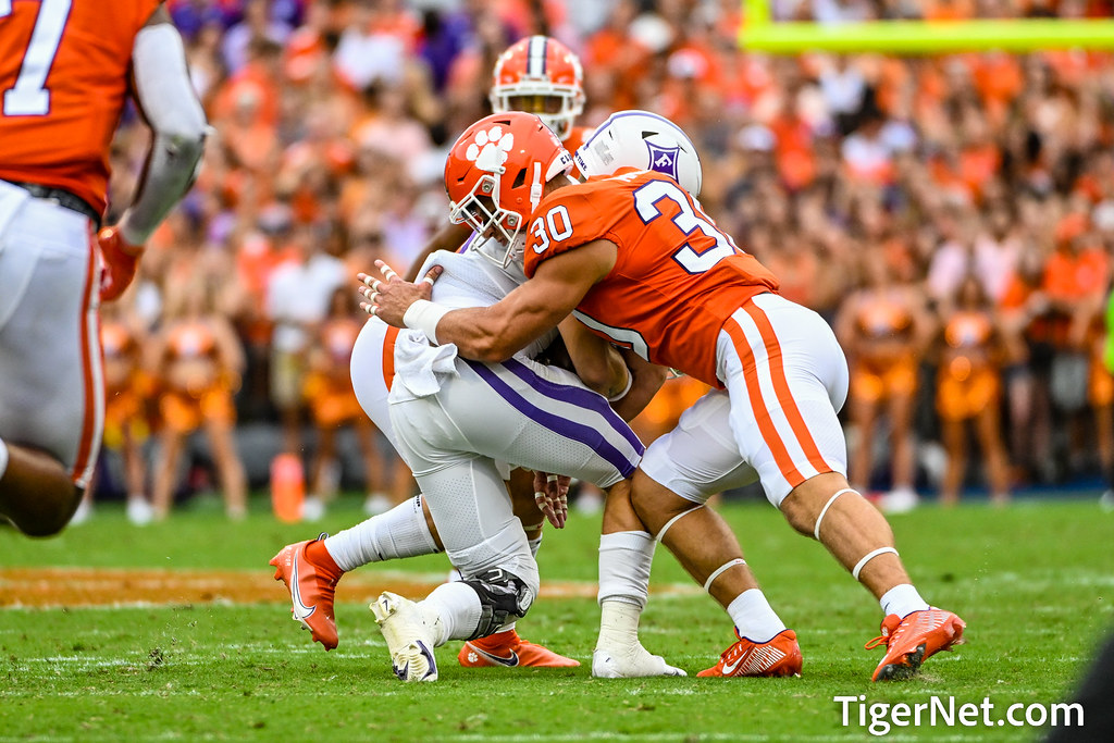 Clemson Football Photo of Keith Maguire and Furman