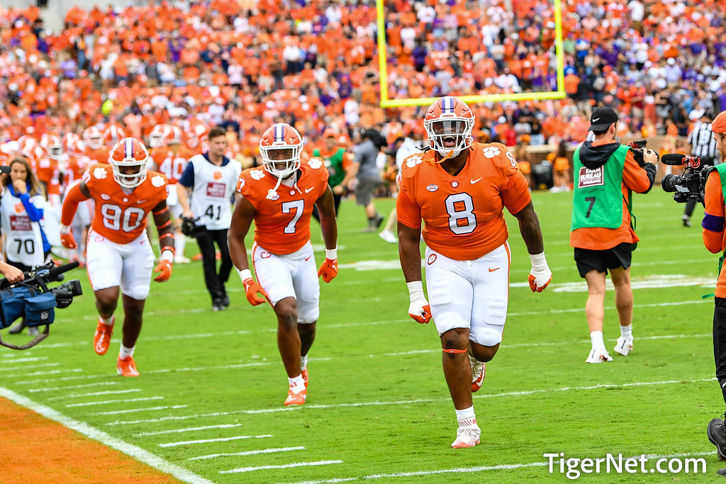 Clemson Football Photo of Justin Mascoll and trewilliams and Furman