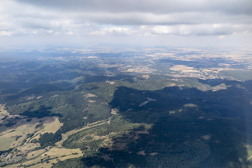 Luftbild Thüringer Wald am 21.8.2022