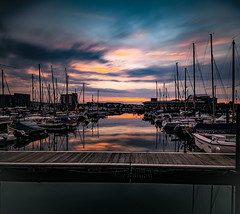 Sunrise on the boats