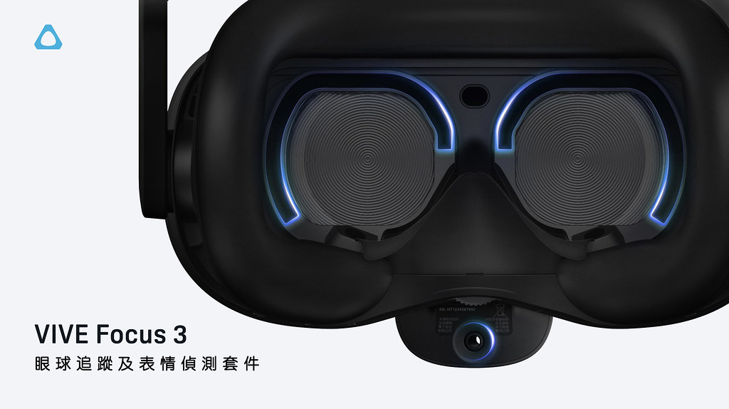 VIVE Focus 3眼球追蹤套件及表情偵測套件