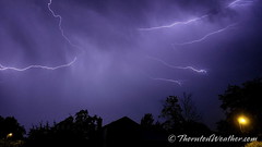 September 2, 2022 - Lightning pops in Thornton. (ThorntonWeather.com)