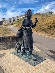 Mary Anning Statue, Lyme Regis, Dorset