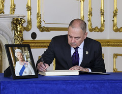 World Leaders - Book of Condolence for HM The Queen