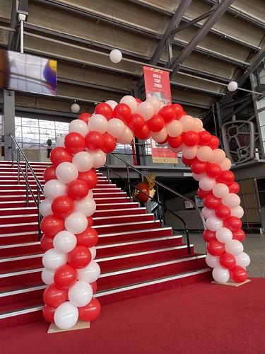 Balloon Arch 6m Feyenoord - Sparta Ingang Olympiazijde Feyenoordstadion the Kuip Rotterdam