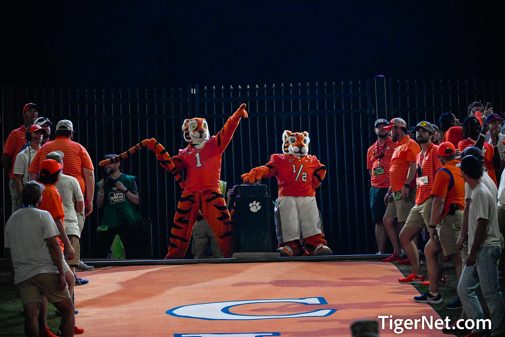 Clemson Football Photo of The Hill and The Tiger and Tiger Cub and louisianatech