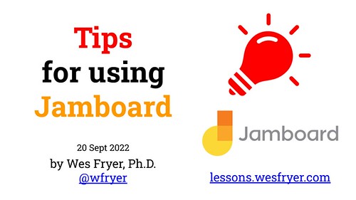 Tips for Using Jamboard