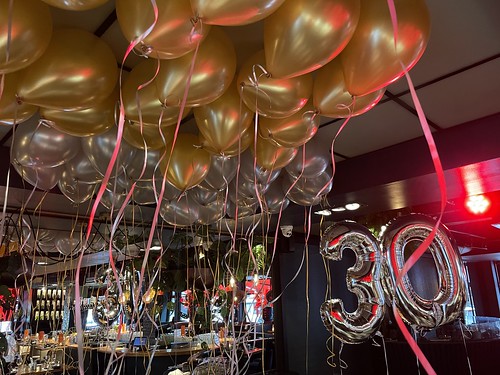 Helium Balloons Foilballoon Number 30 Birthday The Oyster Club Rotterdam