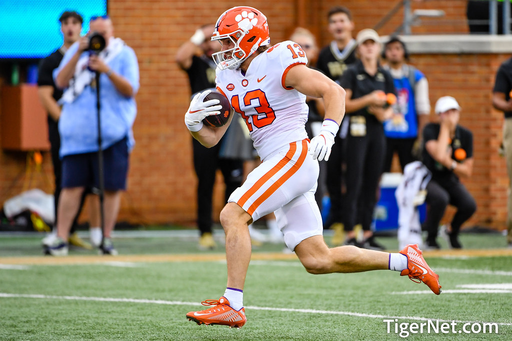 Clemson Football Photo of Brannon Spector and Wake Forest
