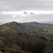 Looking along the spine of the Malverns