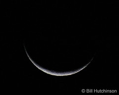 September 23, 2022 - A near new moon. (Bill Hutchinson)