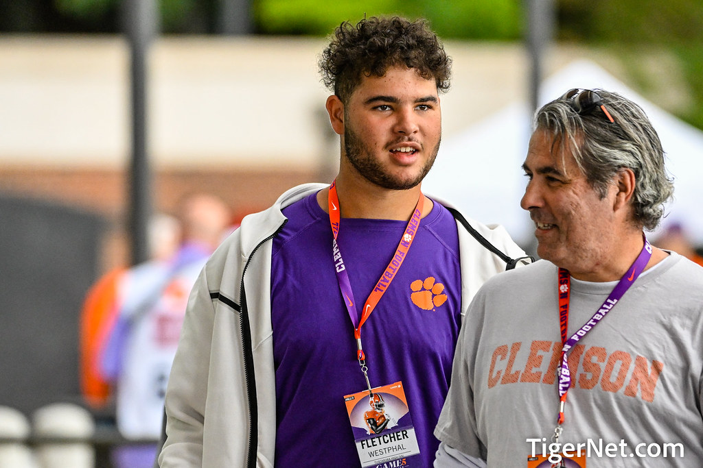 Clemson Recruiting Photo of Fletcher Westphal and NC State