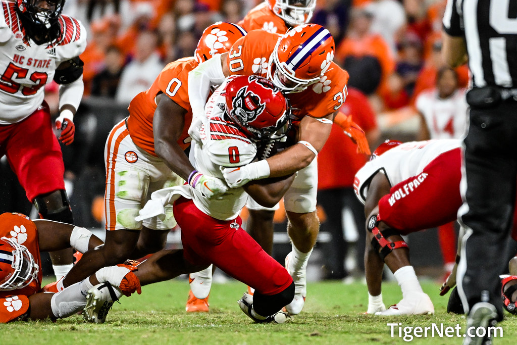 Clemson Football Photo of Keith Maguire and NC State