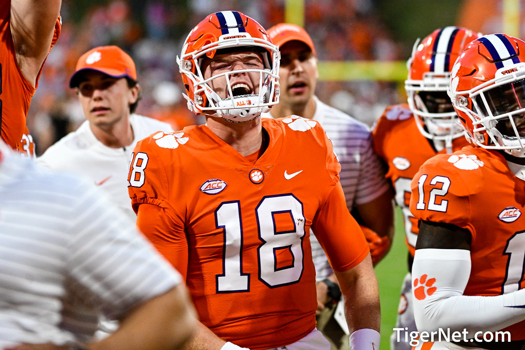 Clemson Football Photo of Hunter Helms and NC State