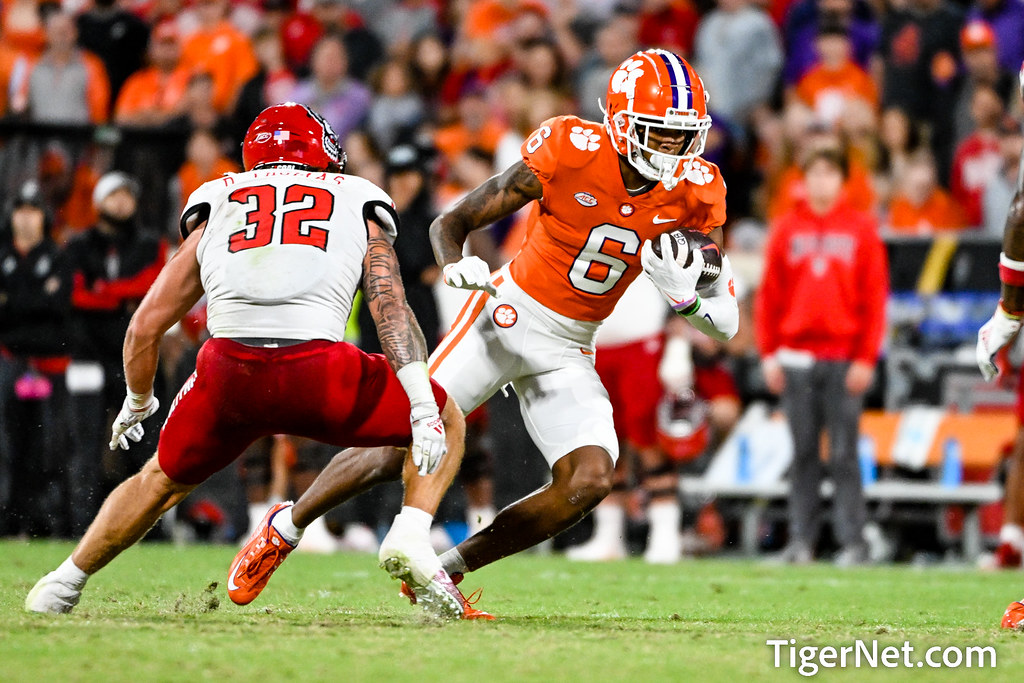 Clemson Football Photo of EJ Williams and NC State