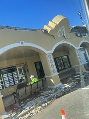 Damage in Venice, FL following Hurricane Ian