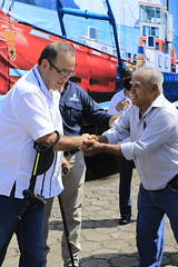Presidente Dr. Alejandro Giammattei y Mindef entregan draga a Asociación de Pescadores Puerto Iztapa Escuintla 20221005 by Gobierno de Guatemala
