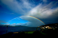 Rainbows over Rothesay, Isle of Bute