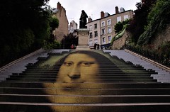 Mona Lisa Street Art/Graffiti.