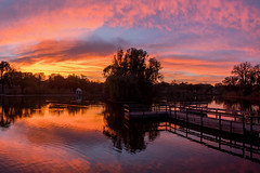 Powderhorn Lake Sunset Reflections