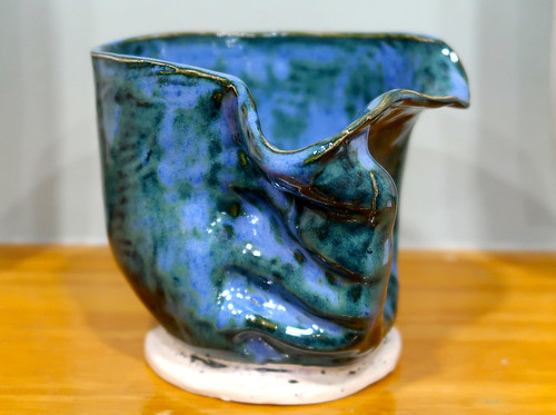 "Hand" Made Pot by Laurie Shorter