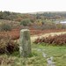 Sheffield Water Board boundary stone at Redmires Reservoirs