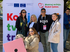 YEAs contribute to the Block the Hatred, Share the Love campaign in Serbia