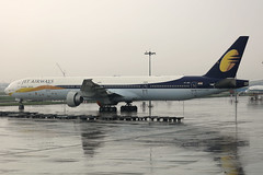 VT-JEU, Boeing 777-300ER, Jet Airways, Delhi - India