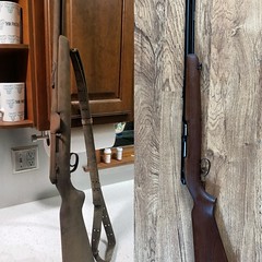 Remington 550-1. Reblued and refinished.