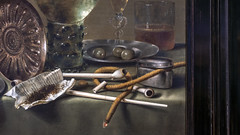 Heda, Still Life with Glasses and Tobacco