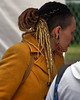 Afton Art in the Park - girl with multicolored dreadlocks