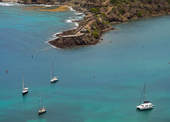 Yachts Anchored off Fort Berkeley - English Harbour, Antigua